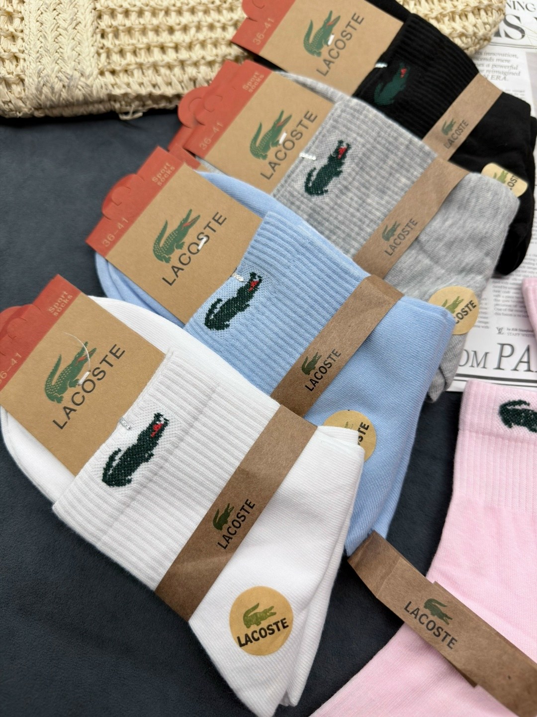 комплект носков lacoste,носки lacoste,носки женские 10 пар,носки женские,носки комплект