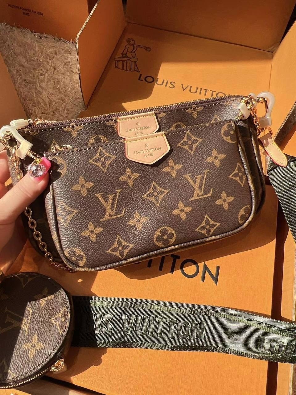сумка женская louis vuitton,сумки луи виттон,louis vuitton multi pochette,сумкa louis vuitton,сумка louis vuitton 3 в 1