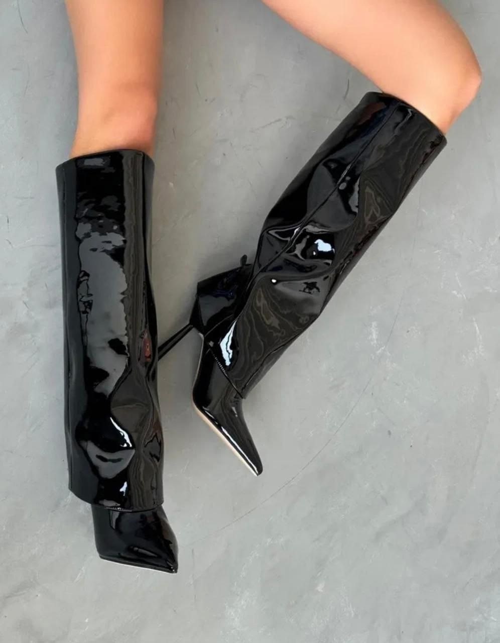сапоги юбка демисезонные на каблуке eleganta shoes,сапоги женские,сапоги на каблуке,сапоги,сапоги трубы на каблуке