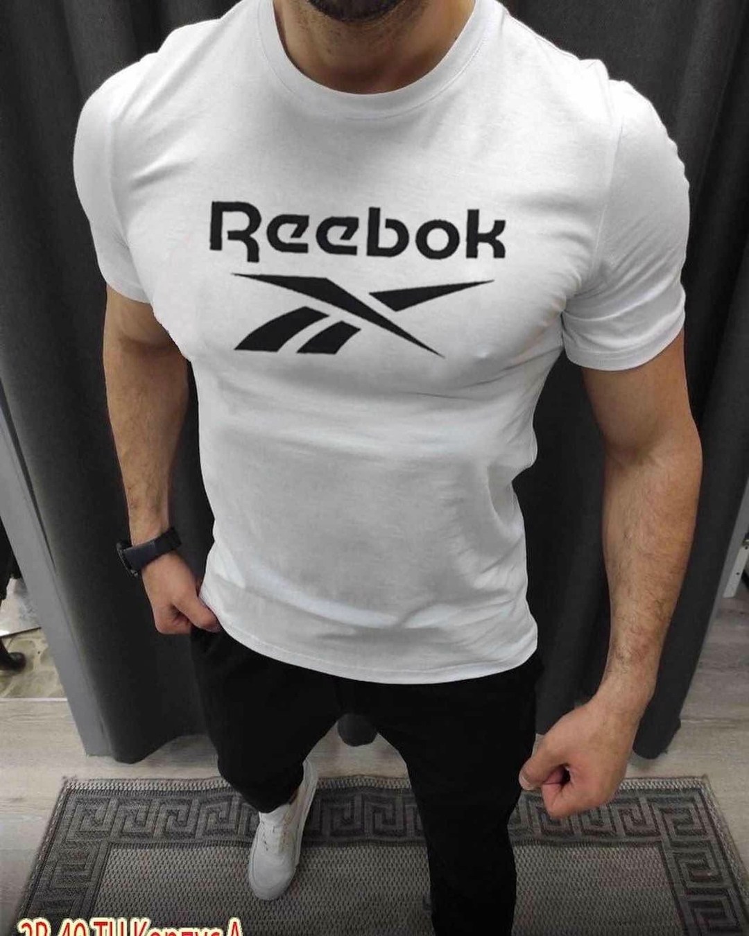 футболка мужская reebok,футболка reebok,футболки мужские,футболка reebok красная,красная футболка мужская