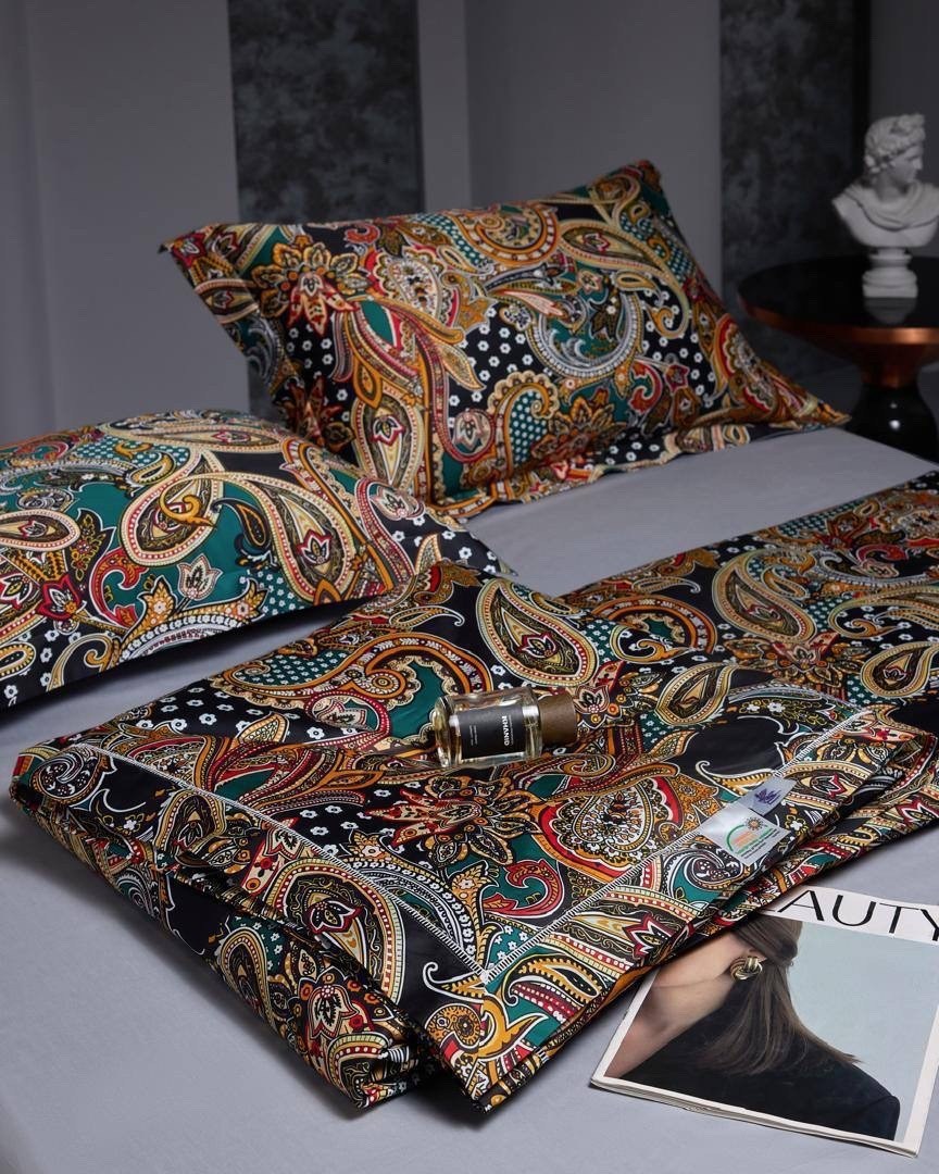 комплект постельного белья etro,комплект постельного белья,комплект постельного белья etro home,постельное белье из сатина,комплект постельного белье евро
