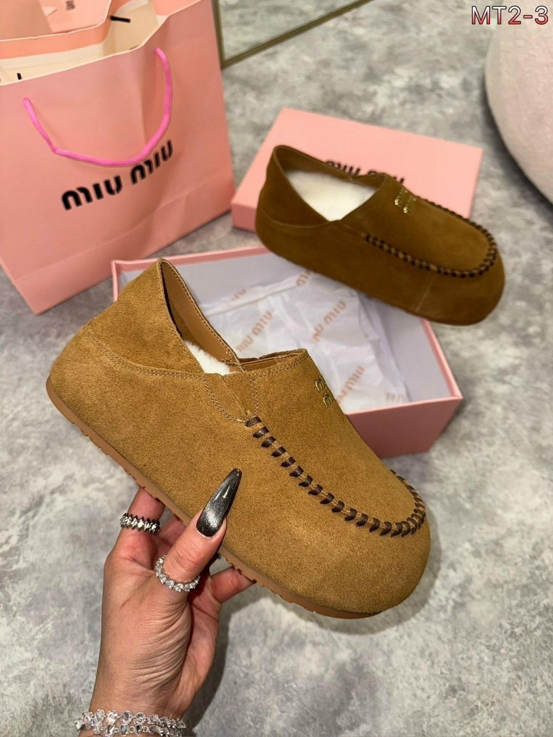 ,женская ,лоферы женские,мюли miu miu,лоферы с мехам