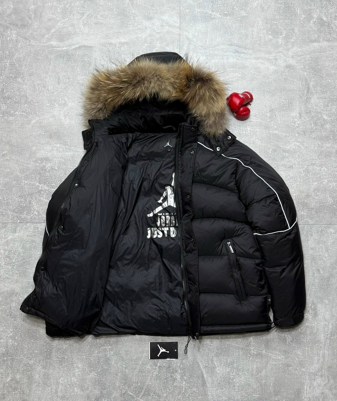 пуховик supreme x jordan,зимняя куртка пуховик,пуховик зимний мужской,пуховик jordan essential,куртка пуховик