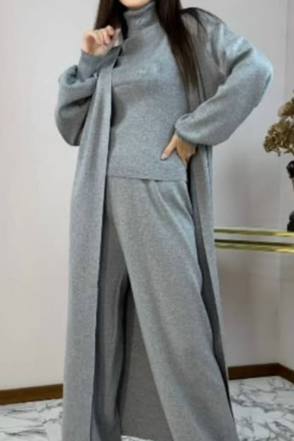 костюм тройка вязаный с кардиганом k.s 316124418,трикотажные костюмы,элегантные кардиганы,комплект кардиган,вязаные костюмы