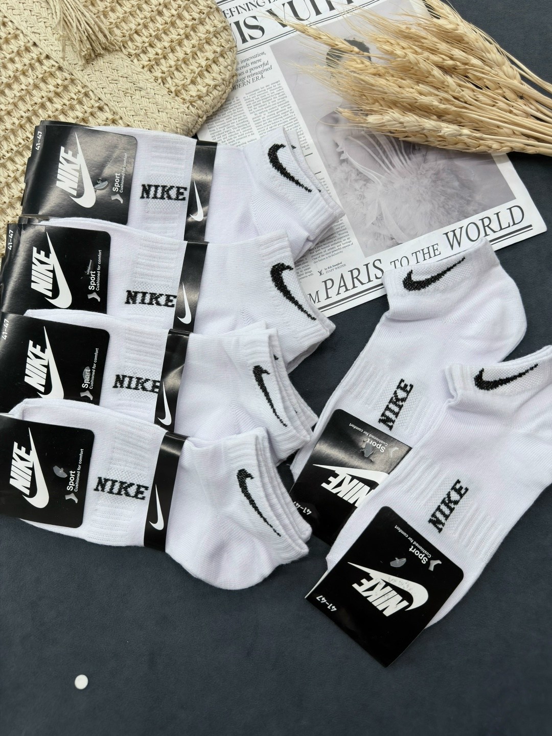 носки nike белые,носки мужские nike,комплект носков nike,носки nike,носки мужские 10 пар nike