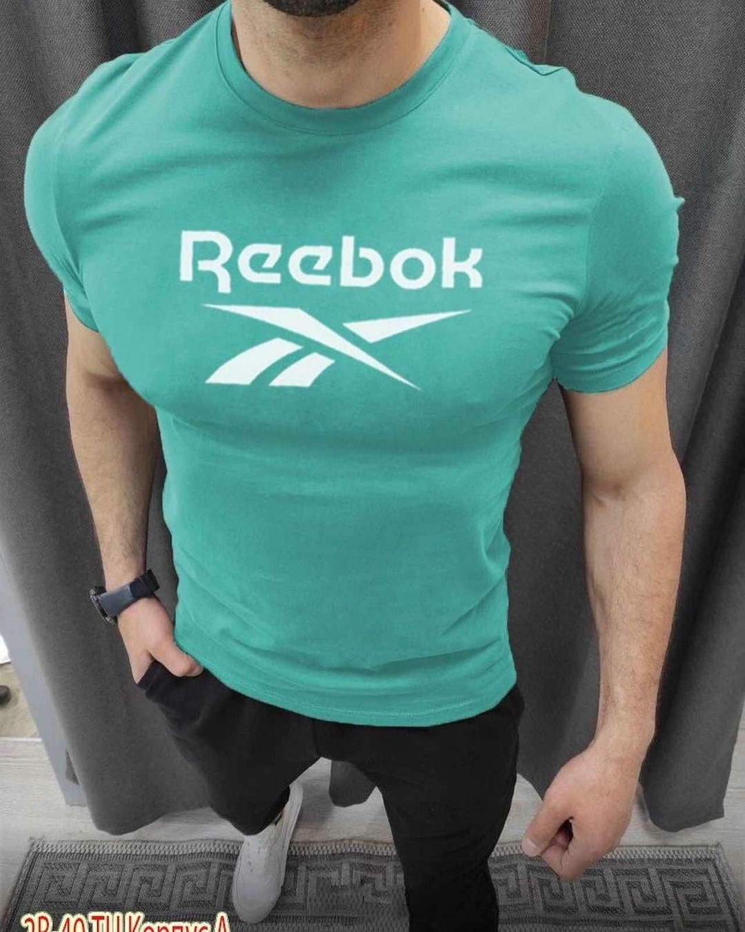 футболка мужская reebok,футболка reebok,футболки мужские,футболка reebok красная,красная футболка мужская