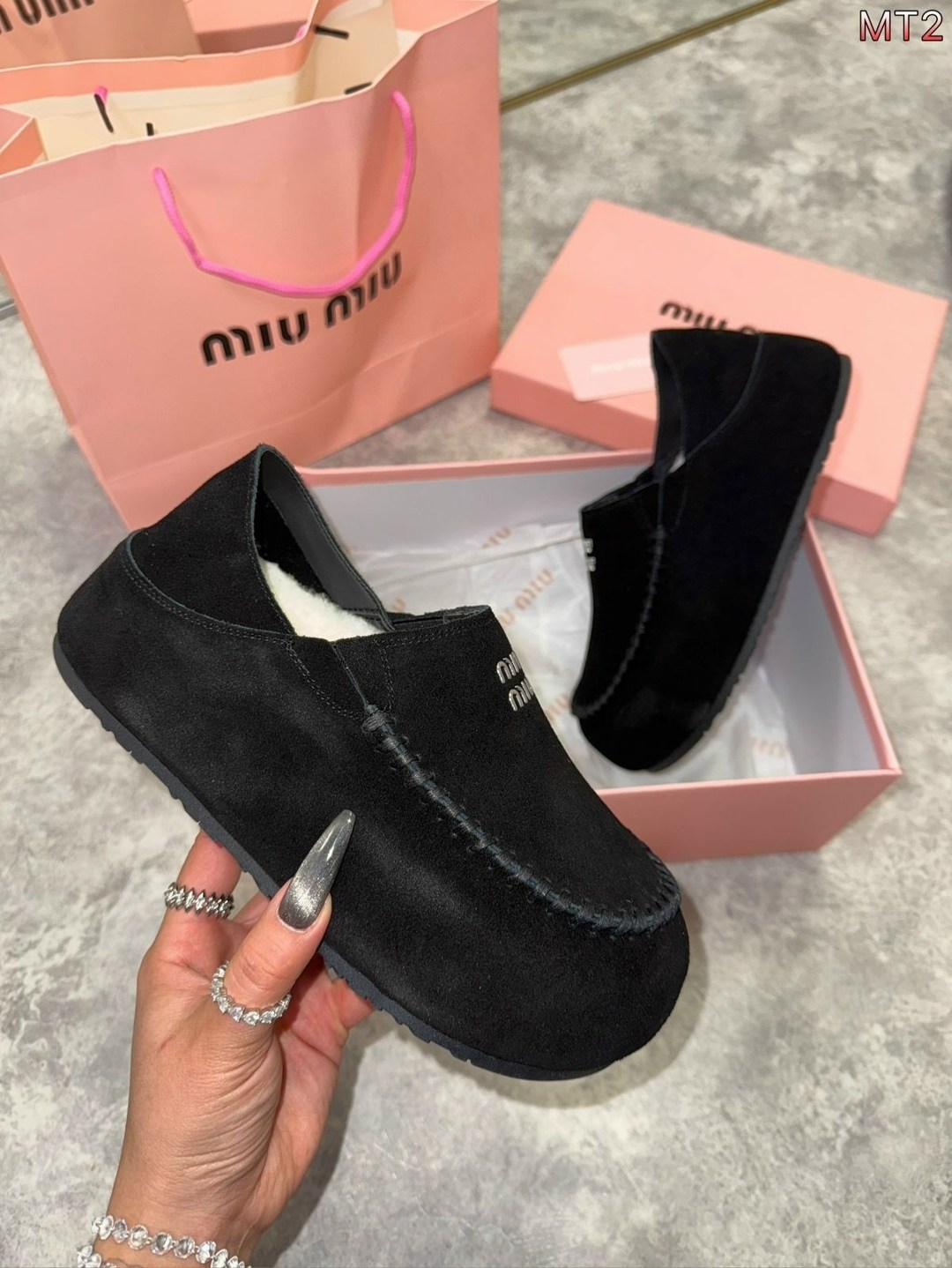 ,женская ,лоферы женские,мюли miu miu,лоферы с мехам