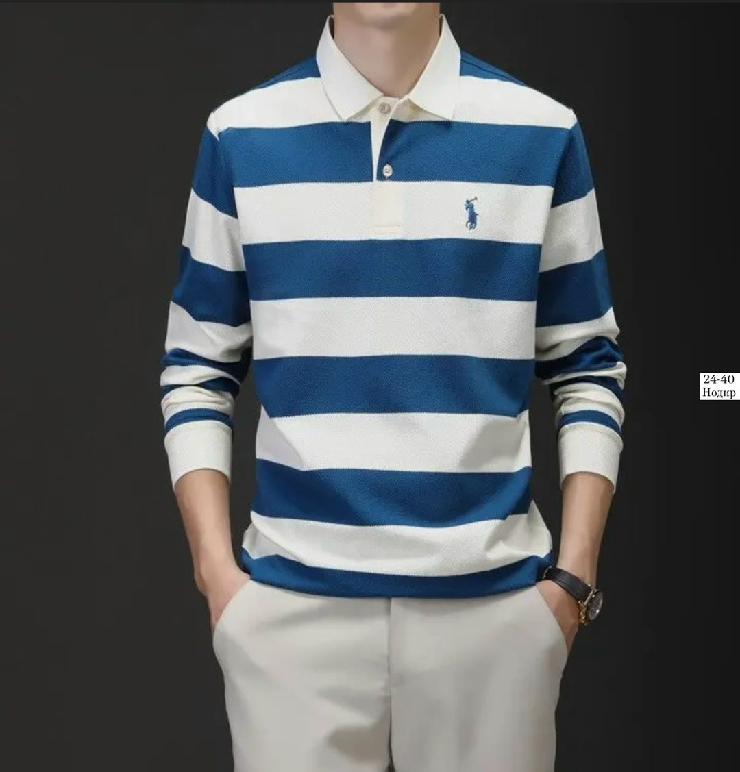 регбийка поло ральф лаурен,ralph lauren blue and white striped polo shirt,polo ralph lauren рубашка поло в полоску белый,мужская кофта,polo ralph lauren polo