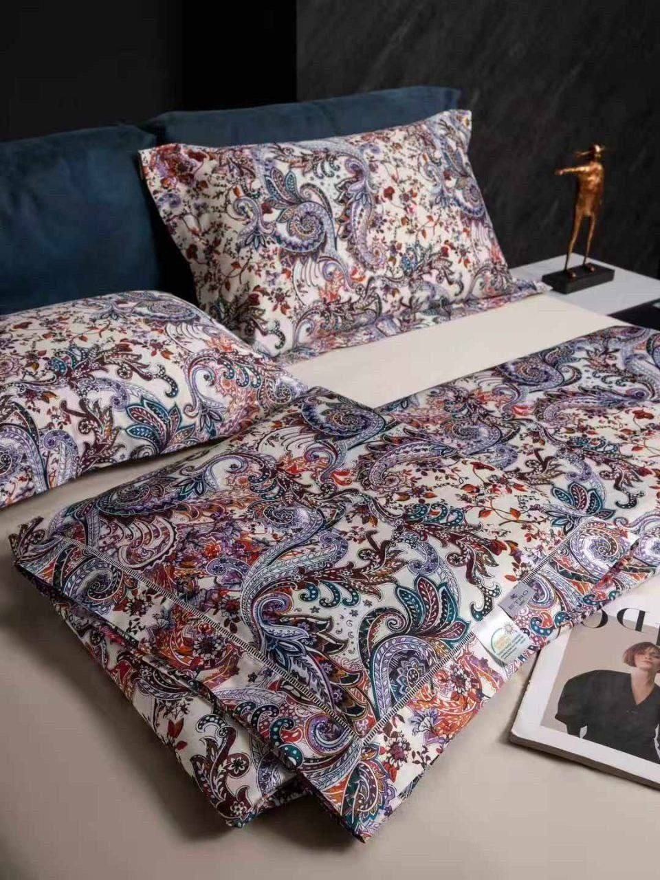 комплект постельного белья etro,комплект постельное бельё,комплект постельного белья с одеялом,постельное белье с одеялом blumarine,комплект постельного белья сатин люкс евро