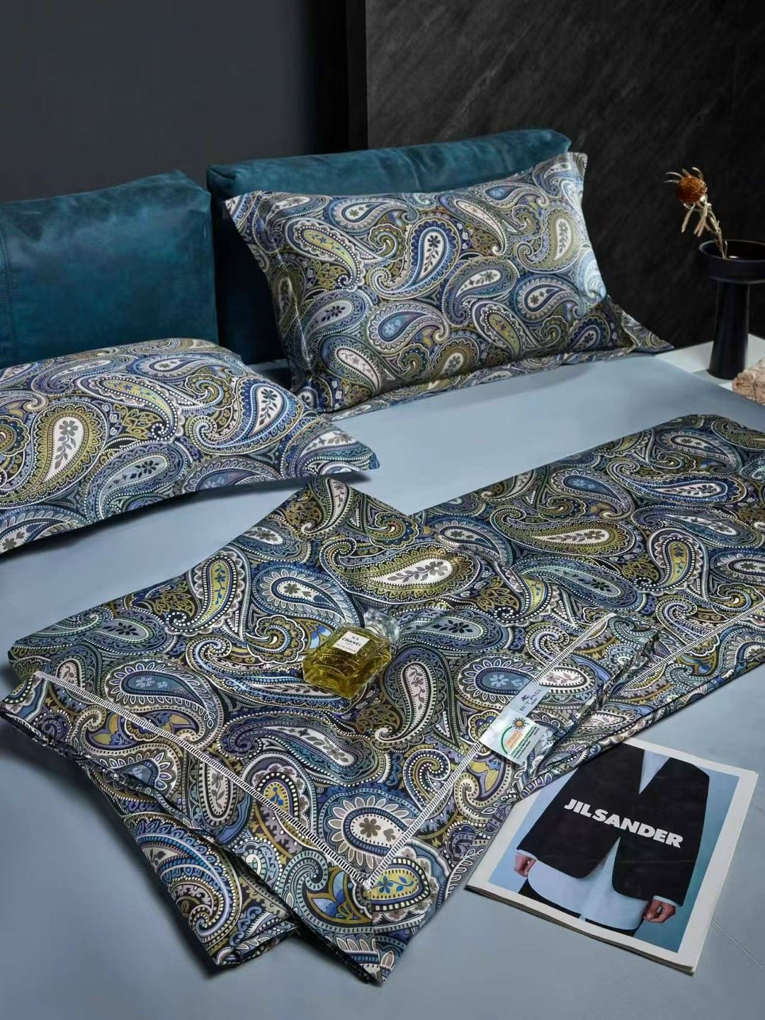 комплект постельного белья etro,комплект постельное бельё,комплект постельного белья с одеялом,постельное белье с одеялом blumarine,комплект постельного белья сатин люкс евро