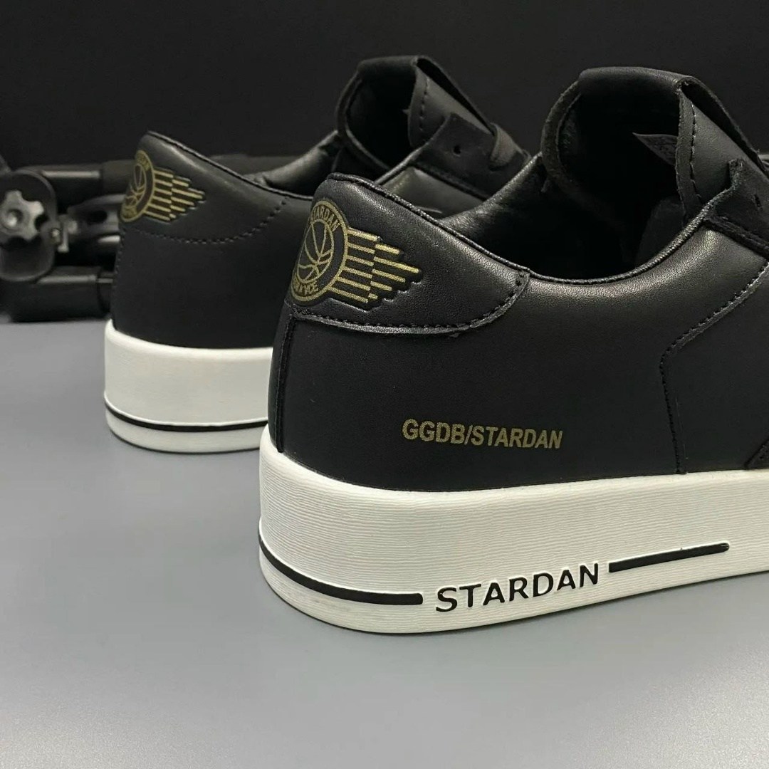 ,мужские кроссовки golden goose stardan leath,кроссовки golden goose,golden goose stardan черный,мужские кроссовки golden goose stardan leather