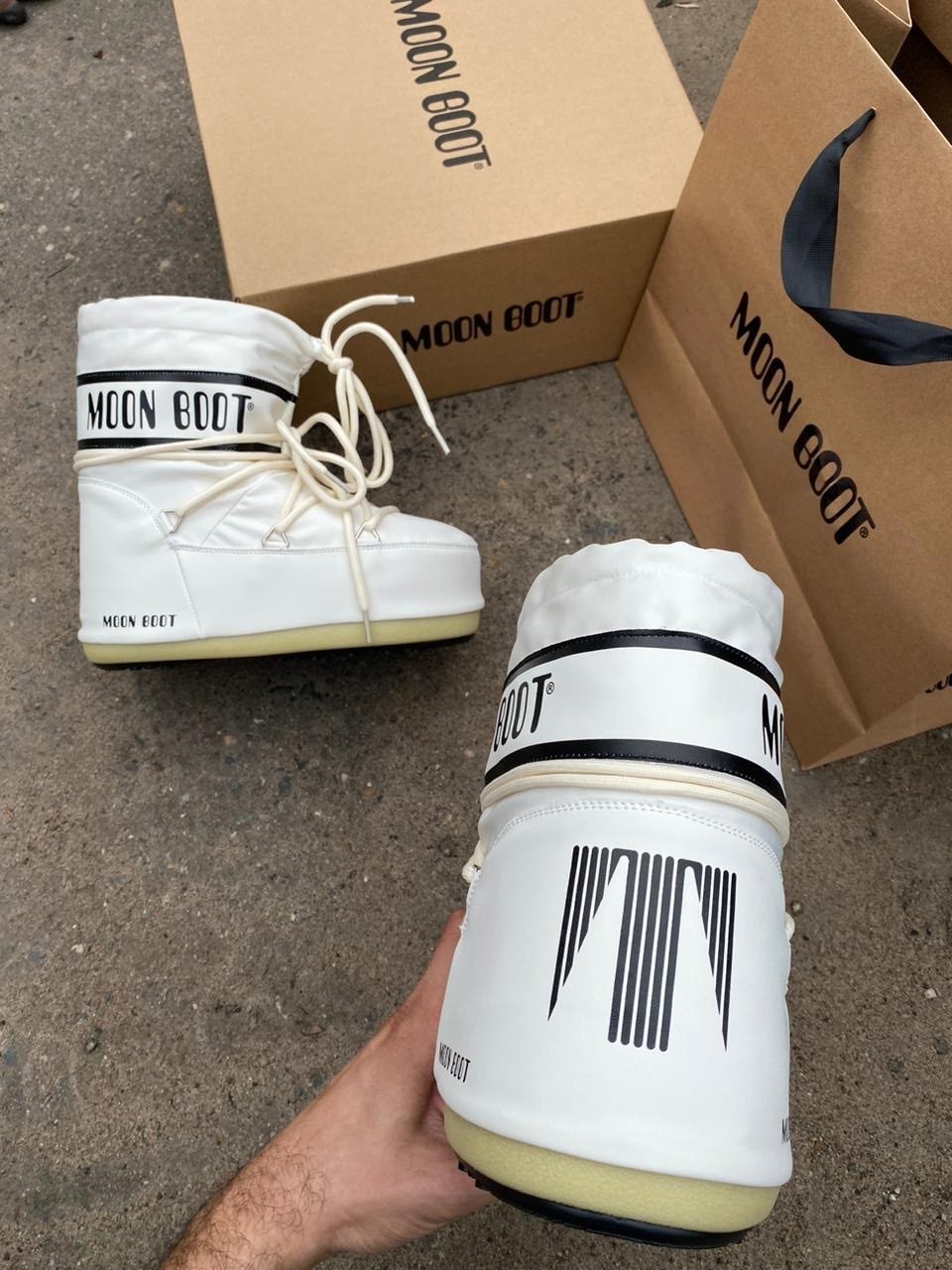 серые нейлоновые сапоги icon low moon boot,зимние ботинки moon boot,сноубутсы moon boot,moon boot ботинки,moon boot
