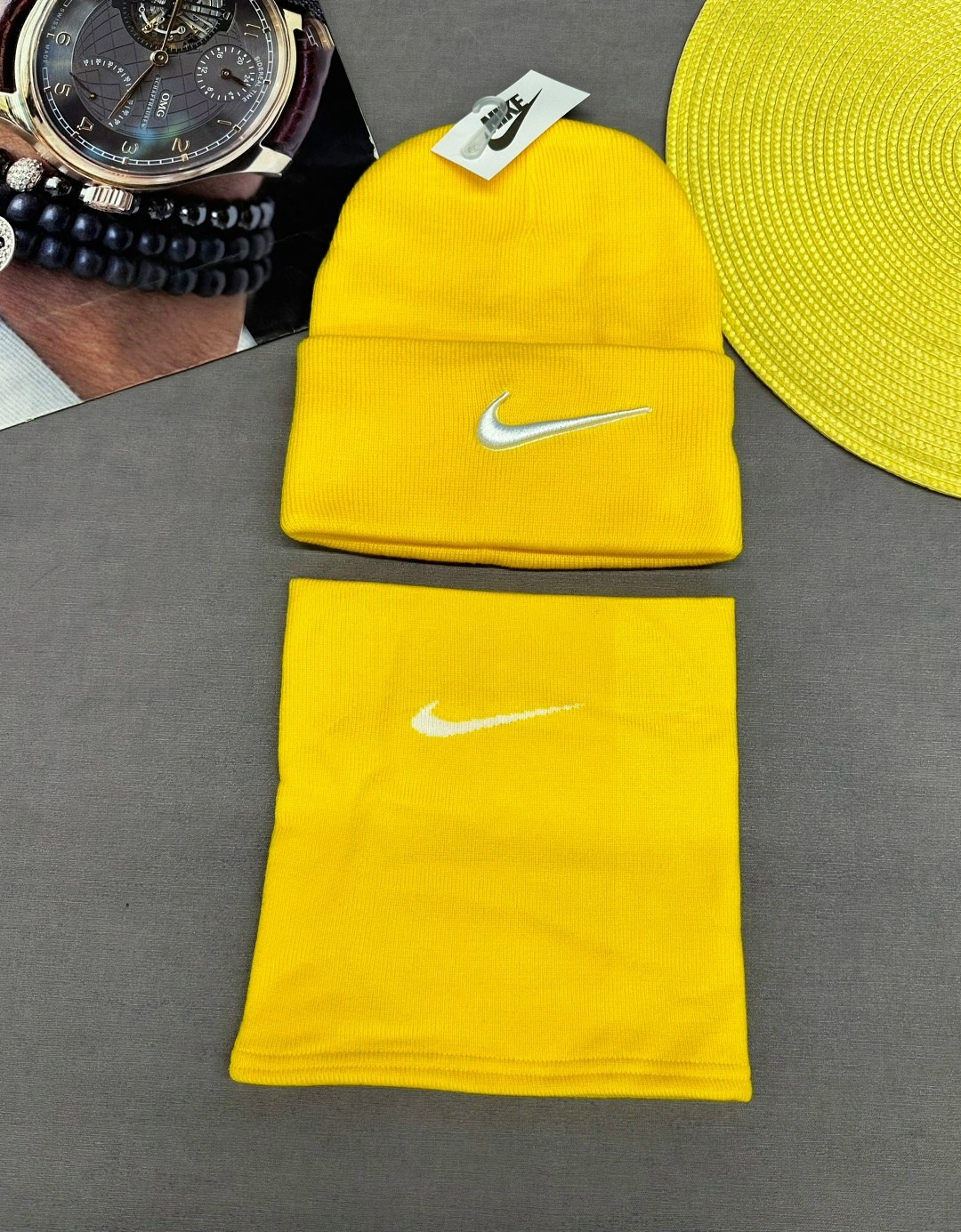 шапка и снуд,шапка со снудом мужская,шапка со снудом nike,комплект шапка и снуд,комплект шапка со снудом