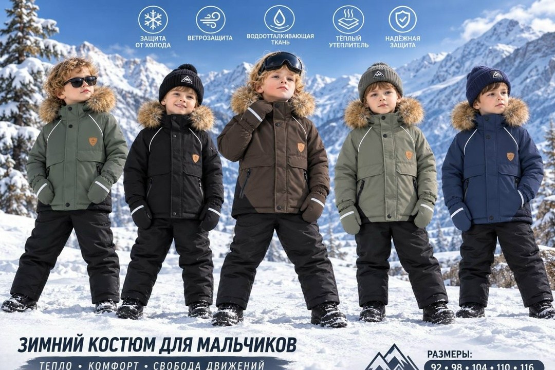 зимние костюмы для мальчиков,зимний костюм,комплект верхней одежды rusland,комплект верхней одежды