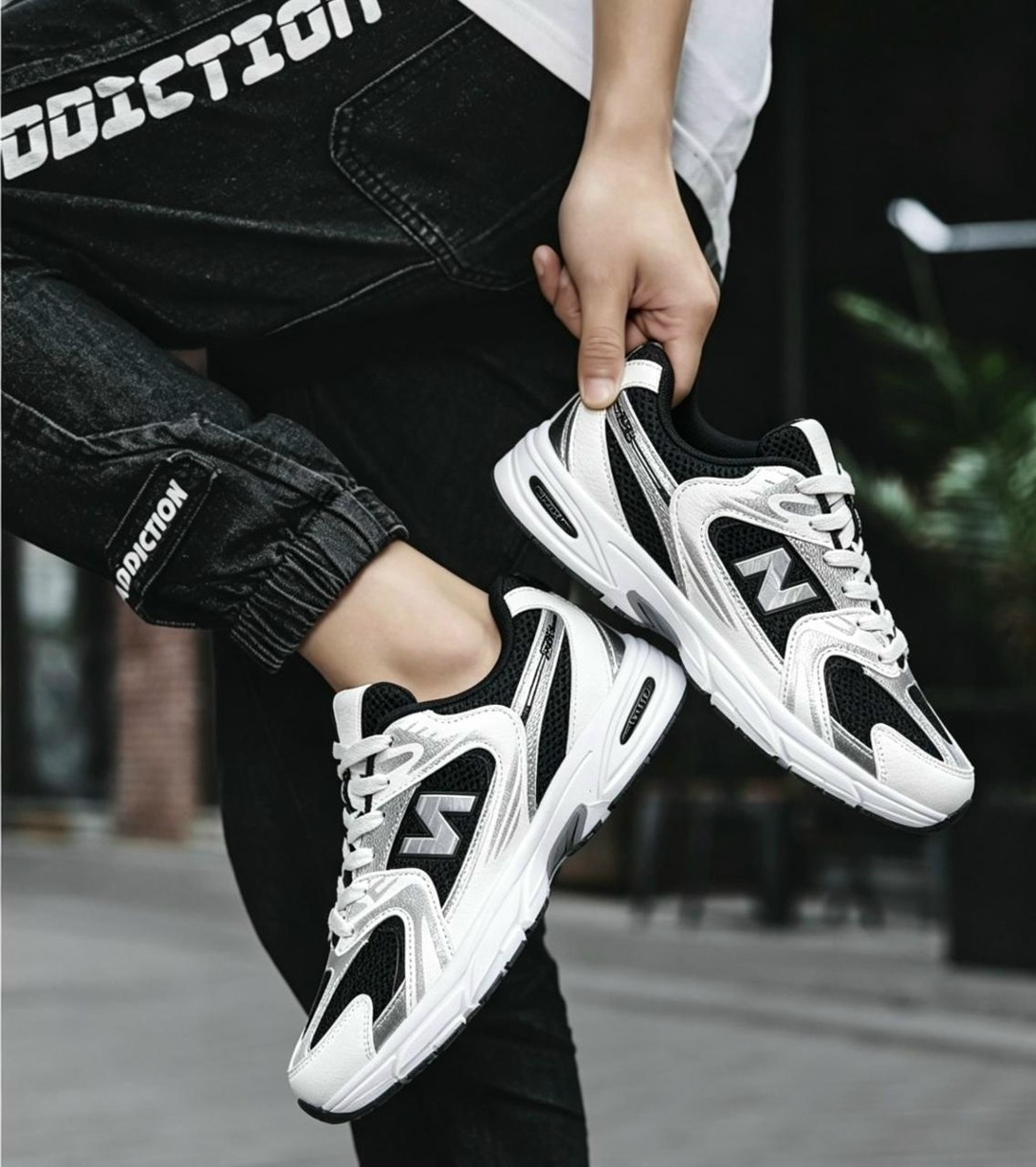 кроссовки new balance 530,кроссовки new balance,кроссовки new balance 530 'white black',кроссовки new balance 530 new balance,кроссовки унисекс new balance 530 бело-черные
