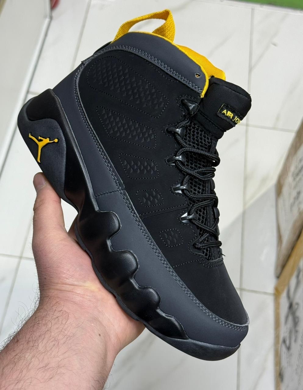 jordan 9 dark charcoal university gold,nike air jordan 9,баскетбольная ,air jordan 9,кроссовки