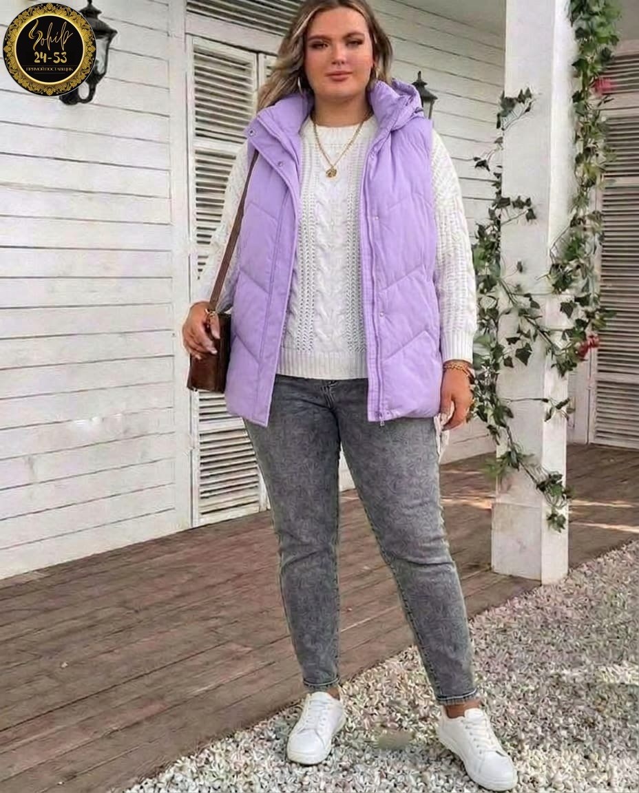 женская жилетка больших размеров,жилет женский,жилетка женская,модные синтепоновые жилеты,жилет большие размер