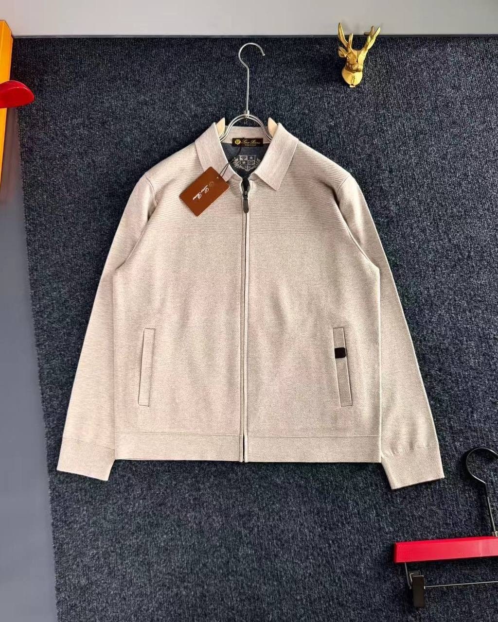 повседневная куртка,куртка loro piana,мужская мода,мужская кофта,кофта бежевая