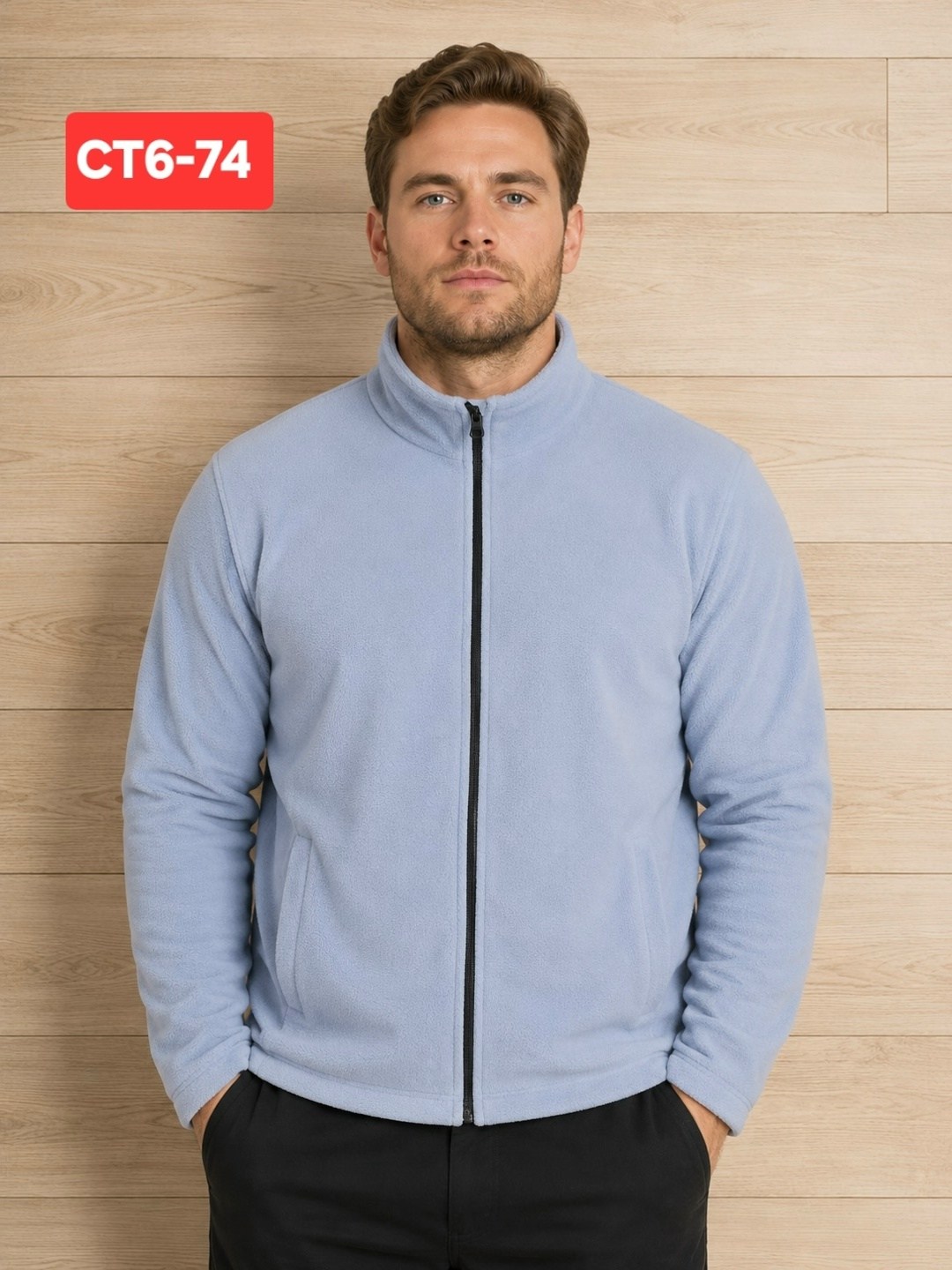 толстовка oceas флисовая мужская черный 52 ru/xl,флисовая кофта мужская,флисовая кофта,флисовая толстовка,куртка флисовая "dakota" на молнии мужская