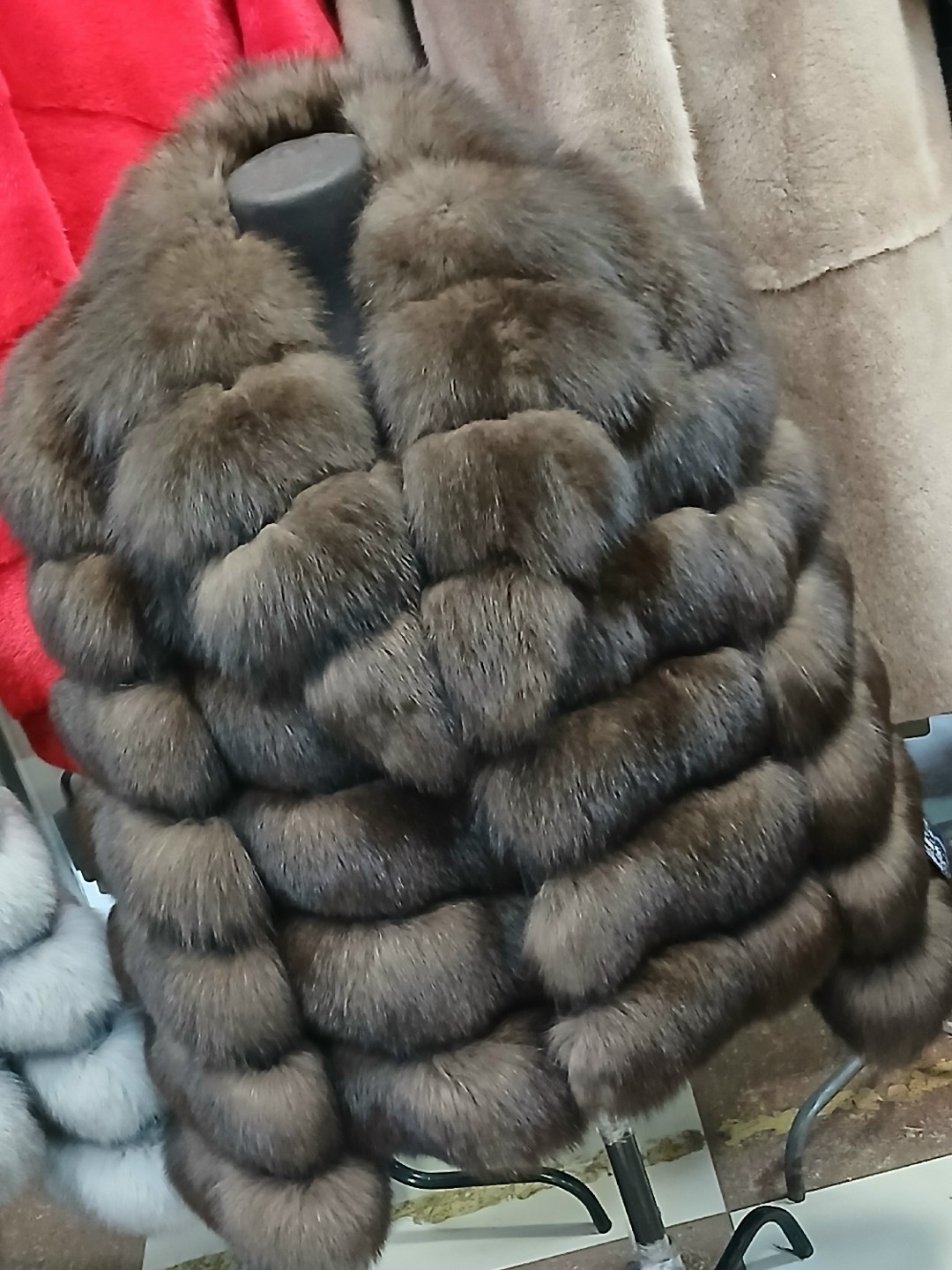 шуба из песца,шуба песец,шуба песец под соболь,соболь шуба,шуба из соболя