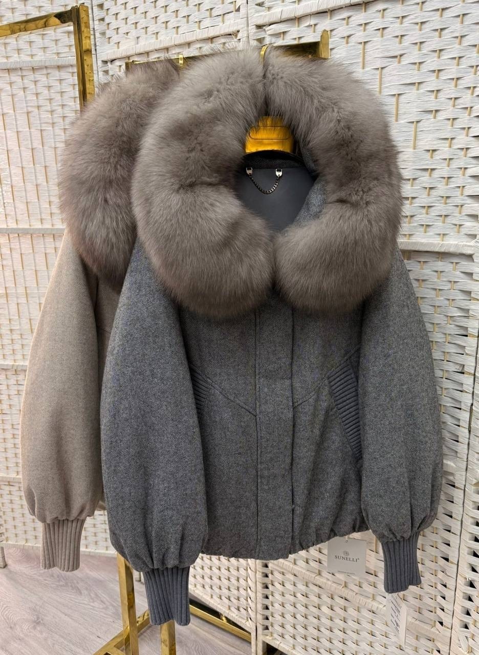куртка из премиальной ткани с натуральным мехом,зимняя куртка,куртка меховая,стильные пуховики,куртка