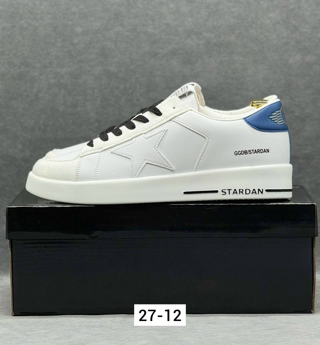 кроссовки golden goose stardan,кроссовки golden goose,кеды golden goose,golden goose stardan black and white sneakers,кеды мужские golden goose deluxe brand 134797 white
