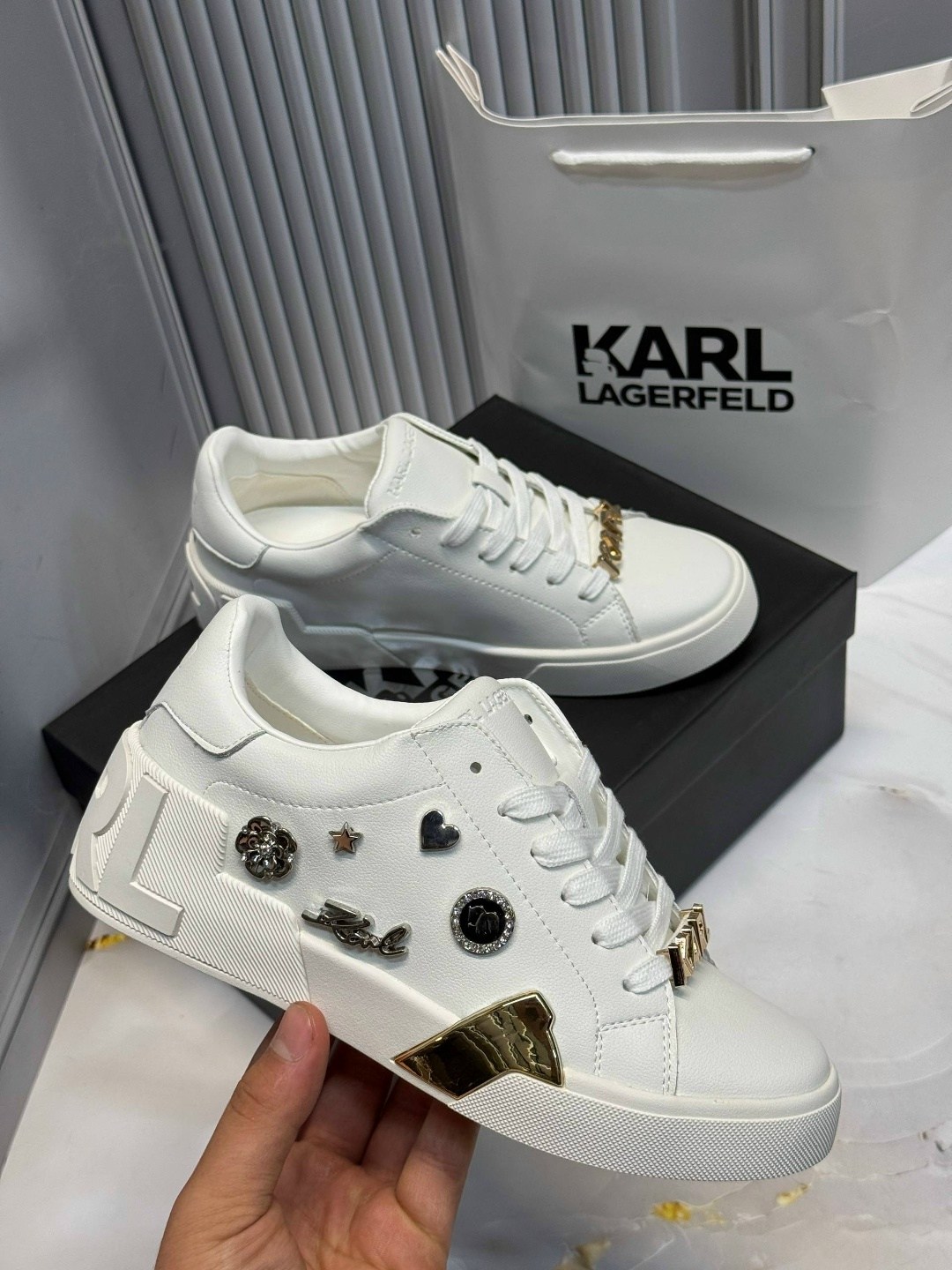 ,кроссовки karl lagerfeld,philipp plein кроссовки,кожаные кроссовки karl lagerfeld, женская