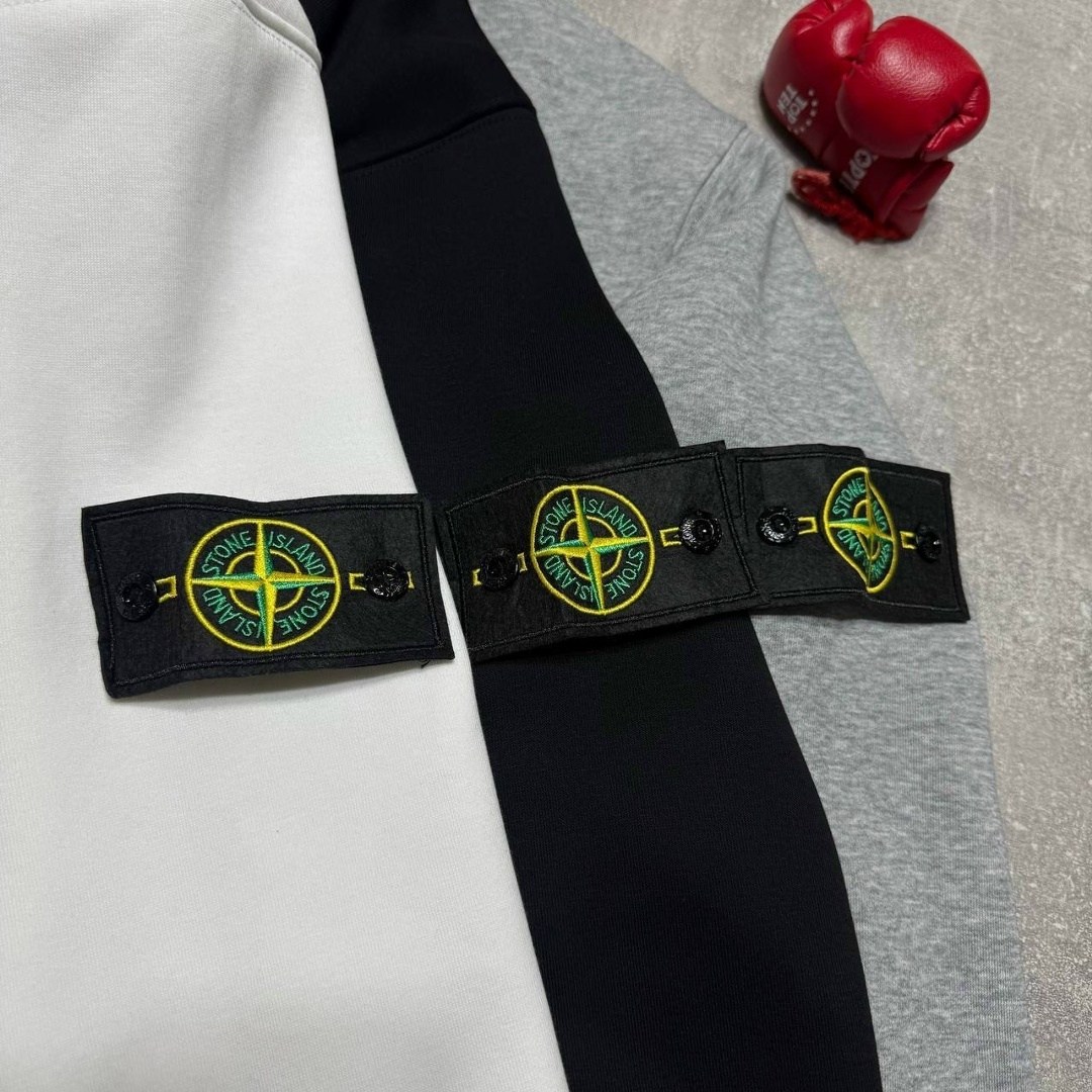 зип худи stone island,белая зип худи stone island,стон айленд кофта,худи stone island,белые толстовки