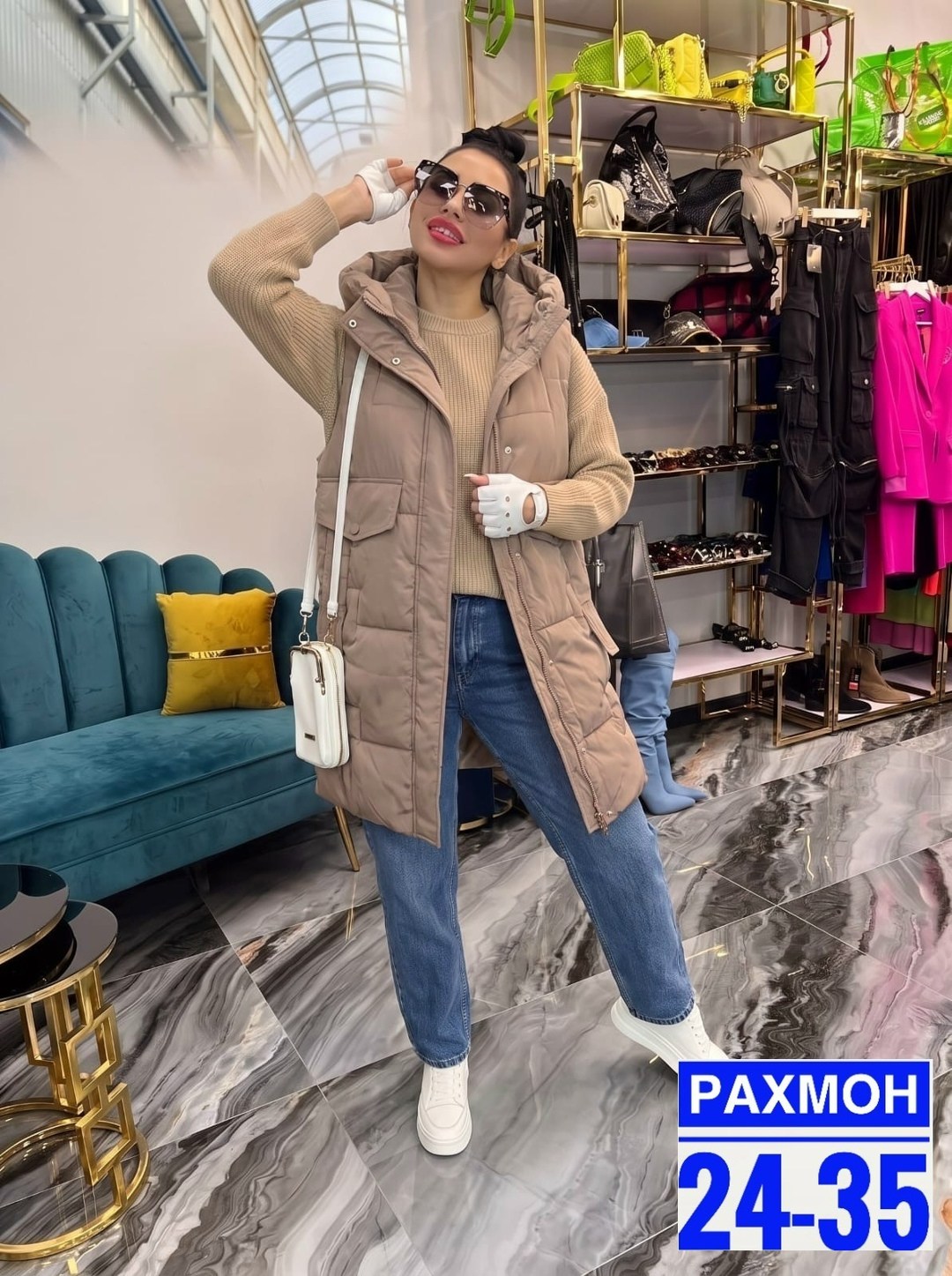 женская жилетка,жилет женский,жилетка удлиненная,одежда пуховик,жилет