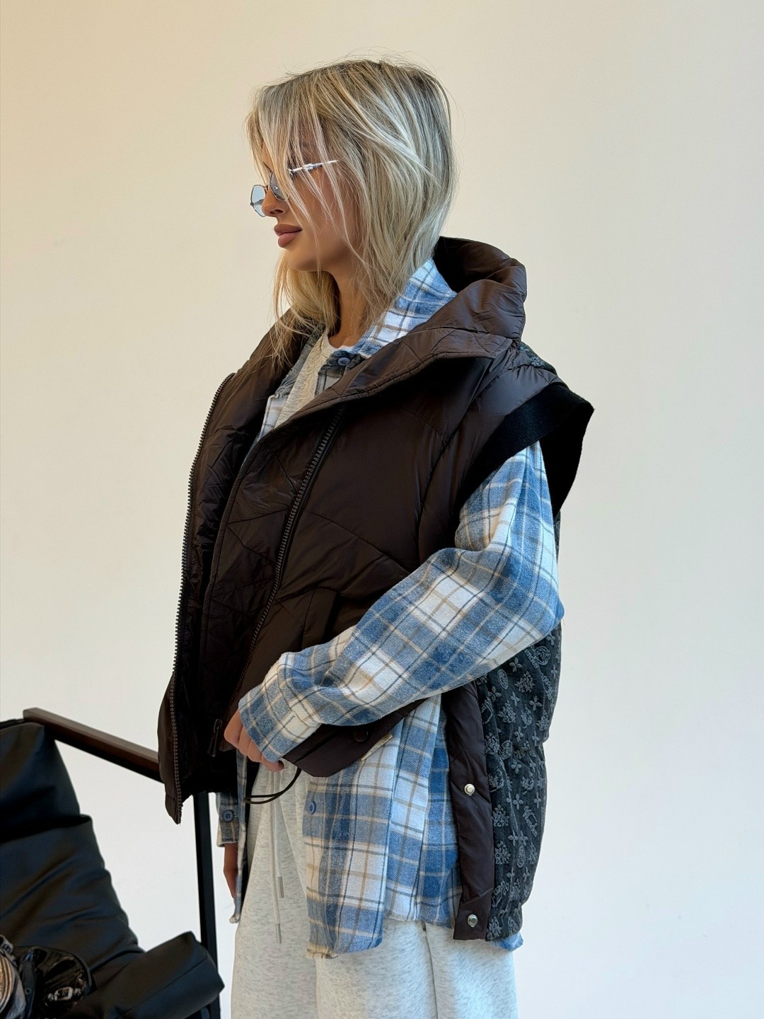 жилетка утепленная болоньевая olso brand,жилетка утепленная болоньевая,жилет на синтепоне,жилетка женская,жилетка демисезонная