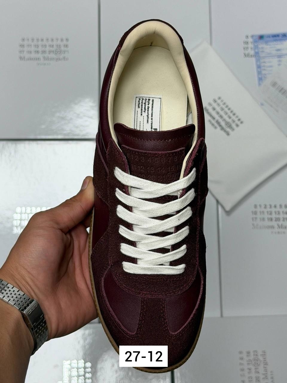 ,maison margiela replica sneakers,женские кроссовки,margiela replica,замшевые кроссовки