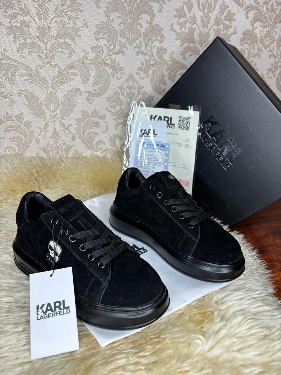 кроссовки karl lagerfeld,,кожаные кроссовки karl lagerfeld,кроссовки karl lagerfeld черный,черные кроссовки