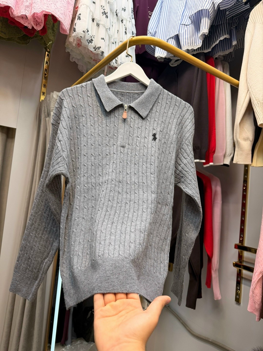 polo ralph lauren свитер,кофта поло,женская кофта,свитер с воротником,свитер
