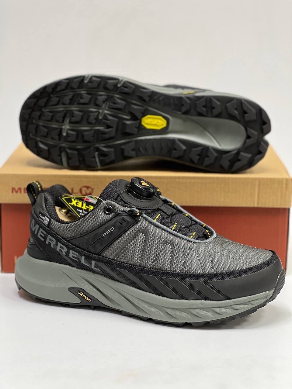 зимние термо кроссовки merrell float pro gore-tex grey black,merrell термо кроссовки,кроссовки мужские merrell,кроссовки merrell gore tex термо,кроссовки мужские зимние adidas gore-tex