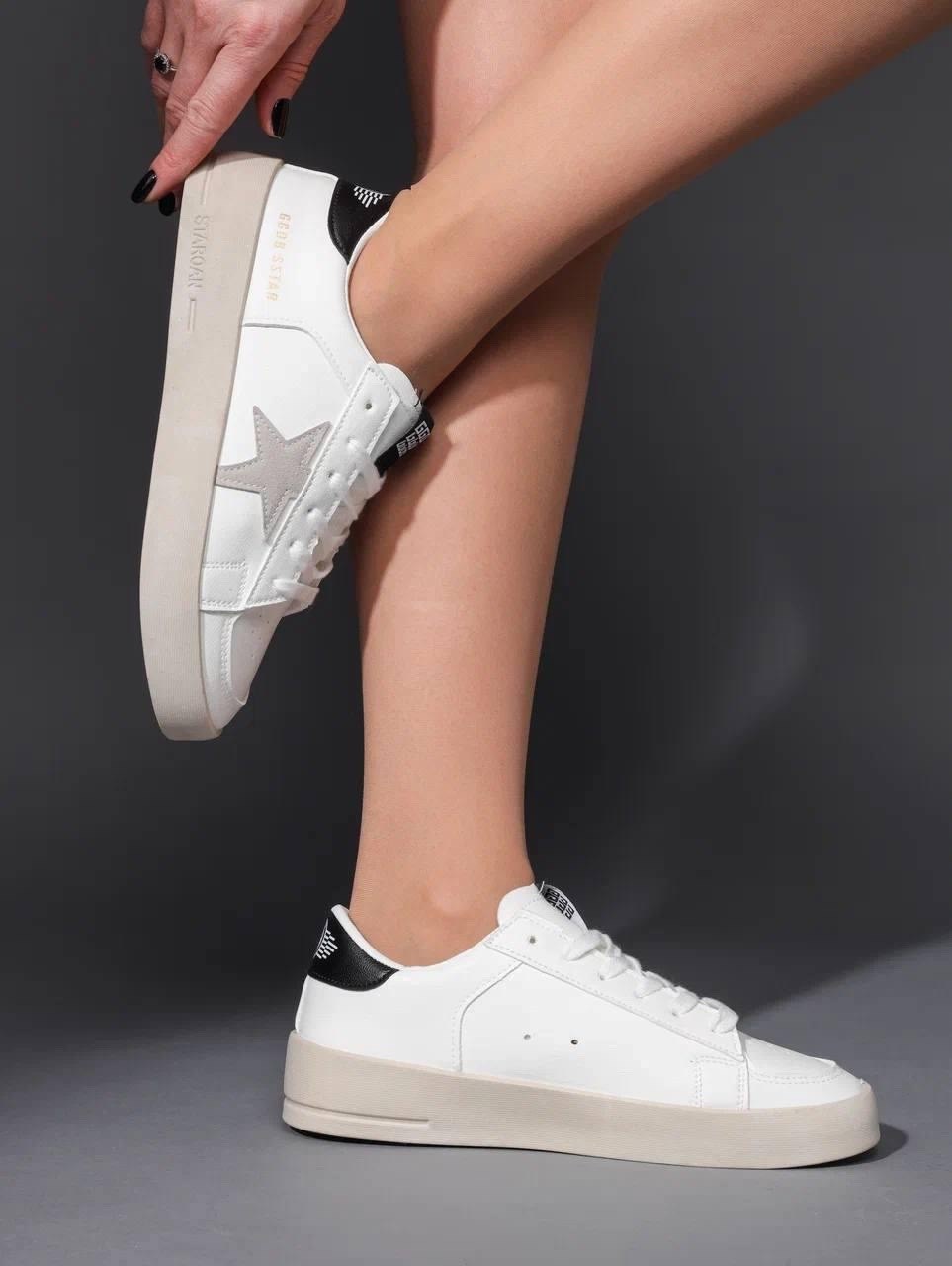 golden goose white & grey clean superstar sneakers,golden goose superstar white leather sneakers,кроссовки golden goose,кеды golden goose,golden goose deluxe brand superstar clean leather sneaker