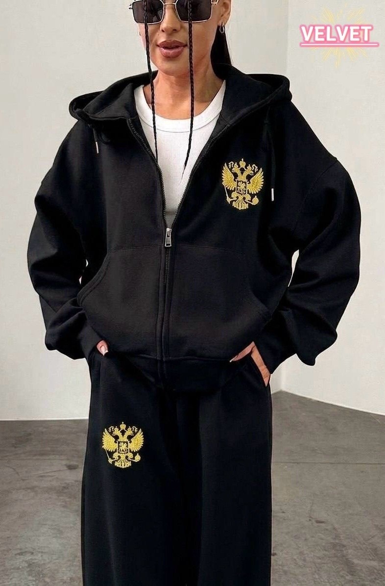 костюм спортивный black star wear,спортивные костюмы женские,спортивные костюм,костюм россия женский,костюм черный спортивный