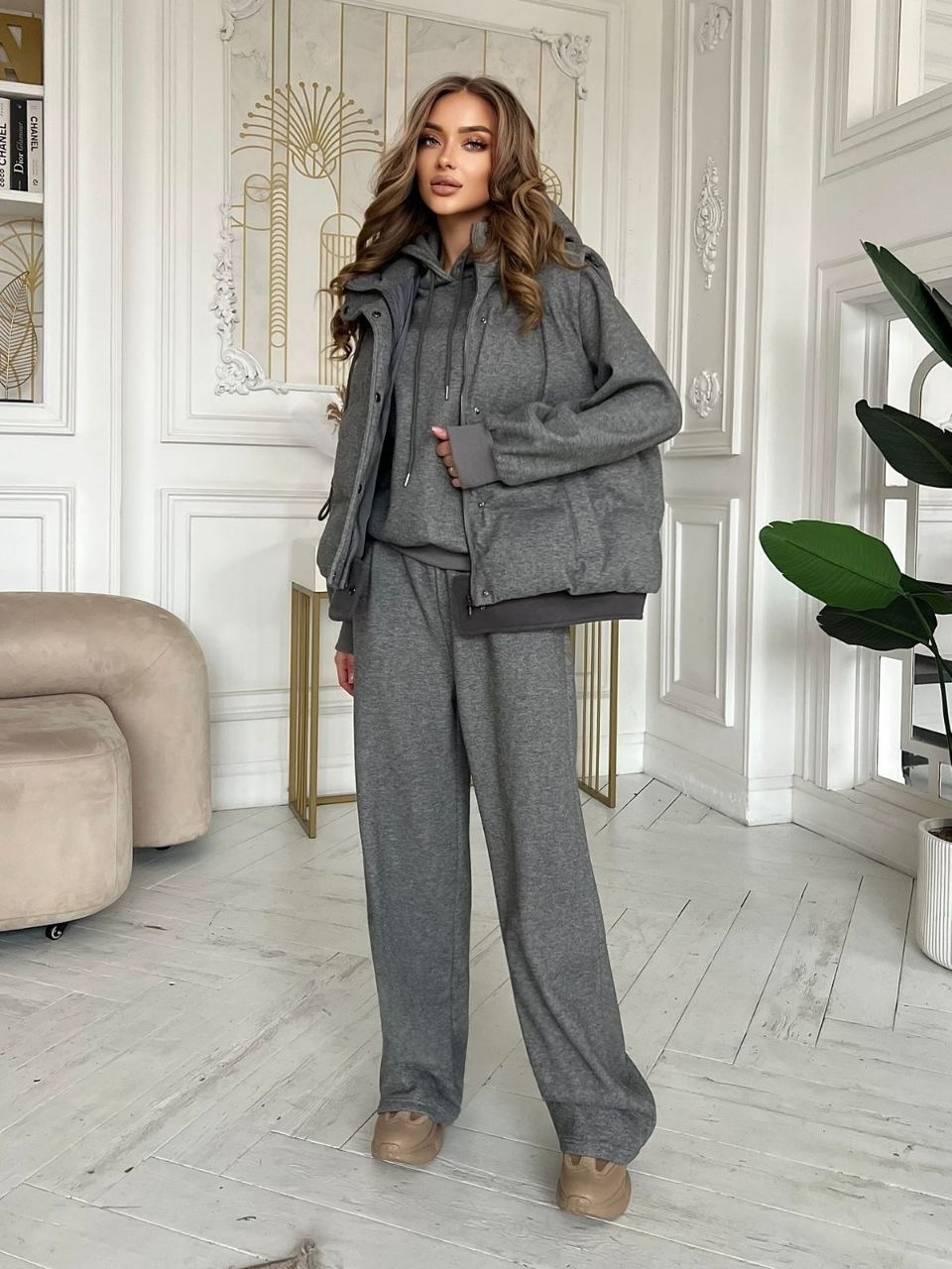 miu miu женский серый костюм тройка premium,костюм тройка женский,серый костюм тройка,костюм тройка,серый костюм тройка женский