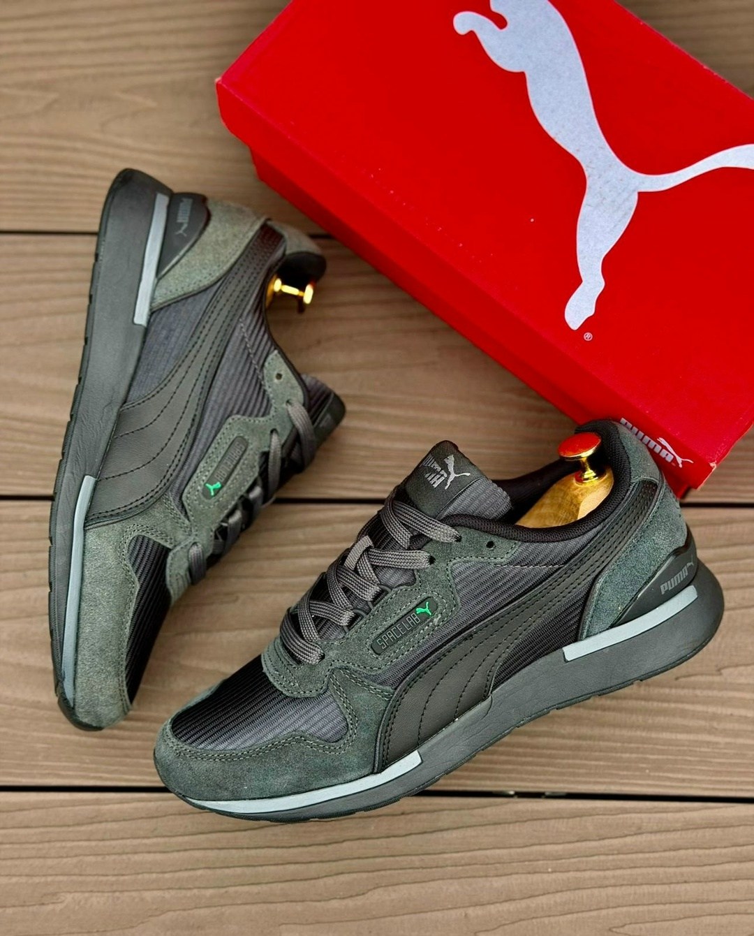 кроссовки puma мужские,кроссовки puma,кроссовки puma rx 737 vintage зеленый,кроссовки puma кроссовки,мужская спортивная  puma зеленая