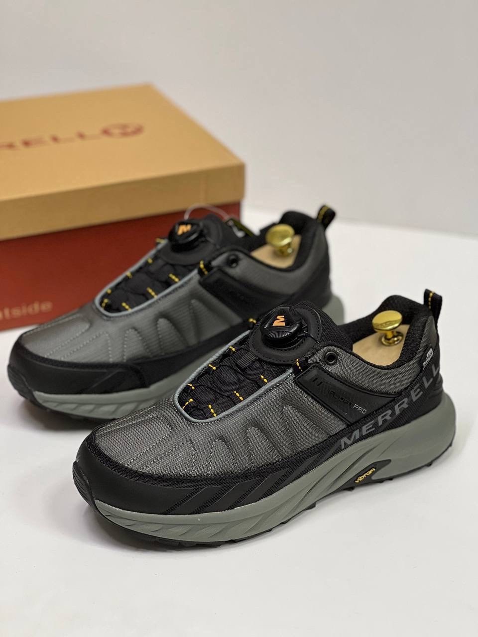 зимние термо кроссовки merrell float pro gore-tex grey black,merrell термо кроссовки,кроссовки мужские merrell,кроссовки merrell gore tex термо,кроссовки мужские зимние adidas gore-tex