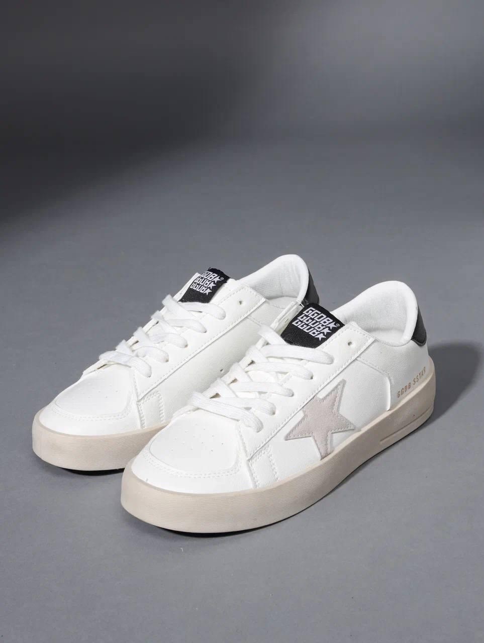 golden goose white & grey clean superstar sneakers,golden goose superstar white leather sneakers,кроссовки golden goose,кеды golden goose,golden goose deluxe brand superstar clean leather sneaker