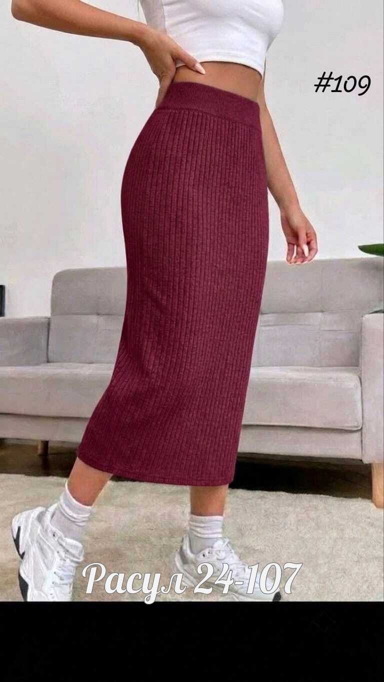 shein ezwear юбка с высокой талией вязаный в рубчик,трикотажная юбка,вязаная юбка,юбка женская,юбка вязаная лапша