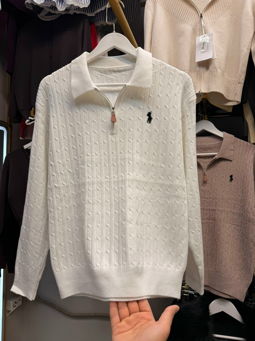 polo ralph lauren свитер,кофта поло,женская кофта,свитер с воротником,свитер
