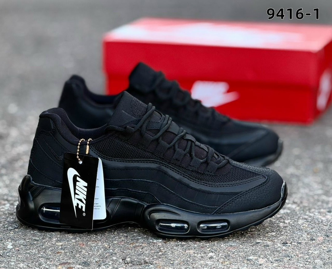 nike air max 95 triple black,nike air max 95 essential triple black,nike air max 95,оригинальные мужские nike air max 95 кроссовки черный,nike air max 95 essential