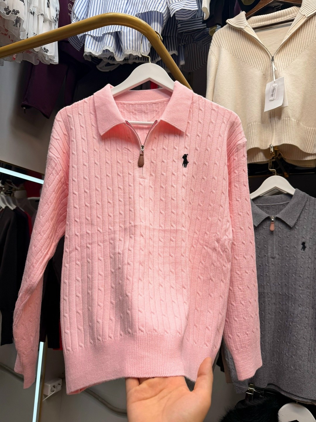 polo ralph lauren свитер,кофта поло,женская кофта,свитер с воротником,свитер