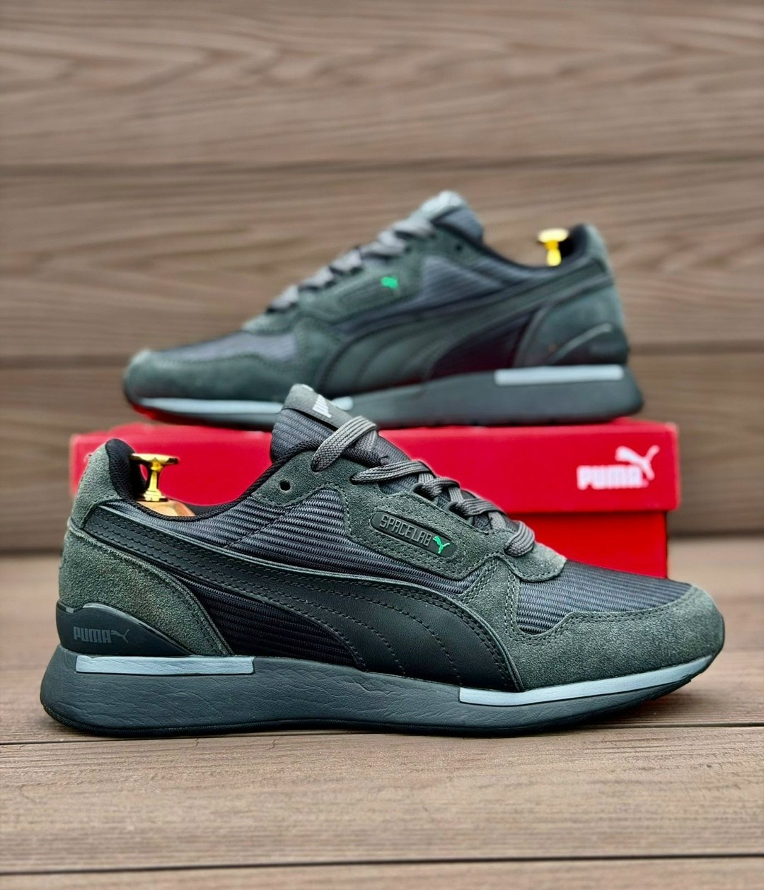 кроссовки puma мужские,кроссовки puma,кроссовки puma rx 737 vintage зеленый,кроссовки puma кроссовки,мужская спортивная  puma зеленая