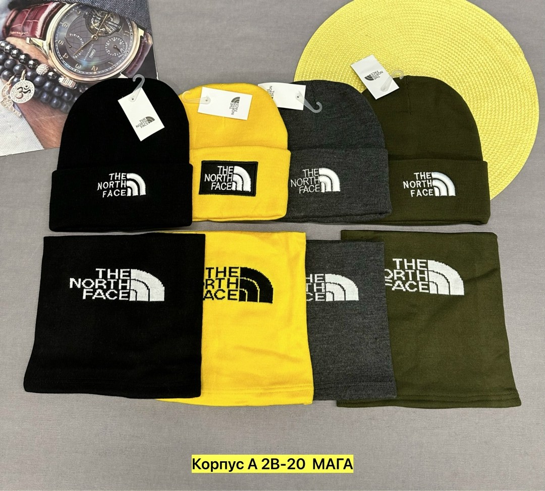 шапка бини,брендовые шапки,шапка the north face,комплект шапка снуд,шапка мужская со снудом