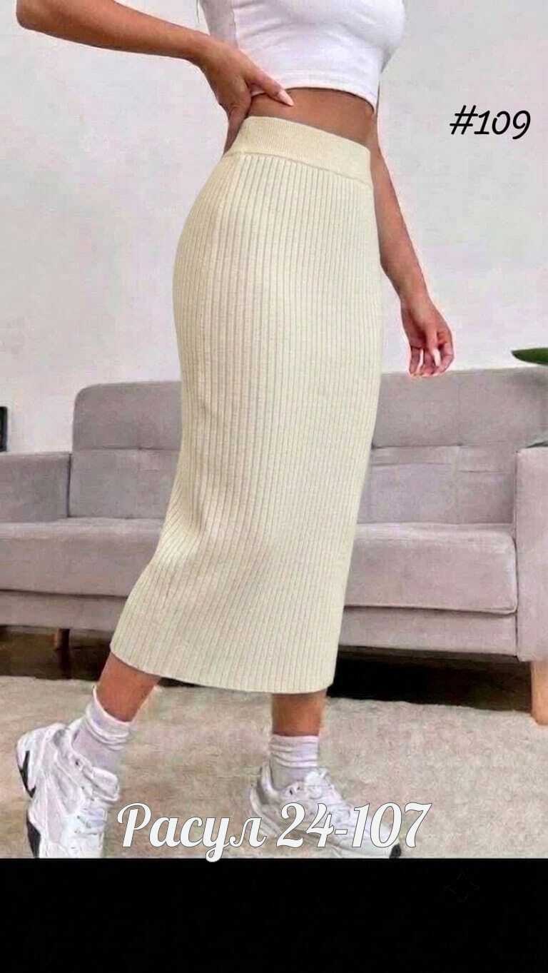 shein ezwear юбка с высокой талией вязаный в рубчик,трикотажная юбка,вязаная юбка,юбка женская,юбка вязаная лапша