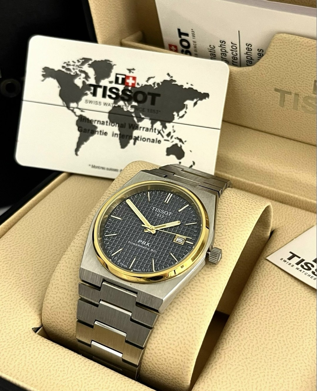 tissot prx powermatic 80,часы для мужчин,tissot prx,наручные часы tissot,tissot prx powermatic 80 bucherer blue limited edition