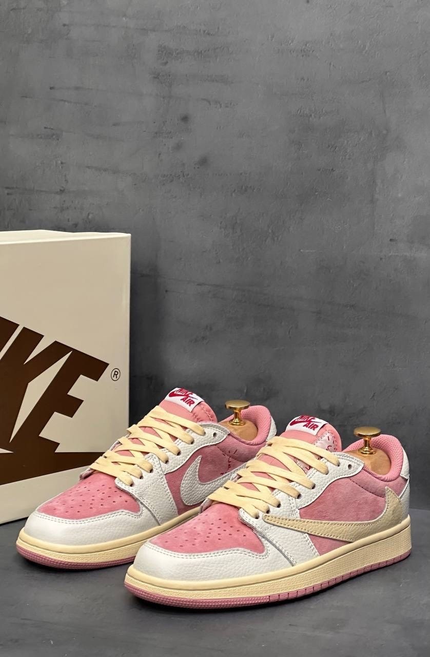 travis scott x air jordan 1 low sail/shy pink,кроссовки nike air jordan 1 low travis scott pink,кроссовки air jordan 1 low x travis scott 'shy pink' unisex,кроссовки женские nike travis scott x air jo