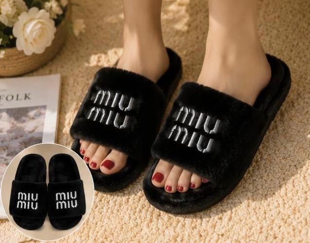 тапочки miu miu,,женские тапочки,тапки женские,домашние тапочки